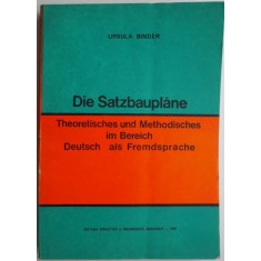 Die Satzbauplane &ndash; Ursula Binder