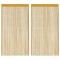 Perdele sir 2 buc Aur 100x250 cm