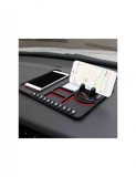 Covoras multifunctional 4 in 1 pentru bordul masinii, antiderapant negru