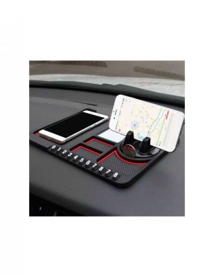 Covoras multifunctional 4 in 1 pentru bordul masinii, antiderapant negru foto