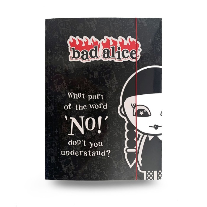 Mapa cu elastic Bad Alice