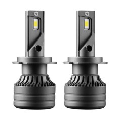 Set 2 x Becuri LED F7 H7 120w, 6500k, 20000 Lumeni, Canbus foto