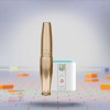 Microbeau Bellar V2 Rose Gold + Airbolt Mini - Aparat Micropigmentare PMU, 2.7mm, Aluminiu, Baterie 10h, RCA, Bluetooth