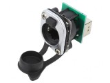 Rugged D-Size Feedthrough Connector