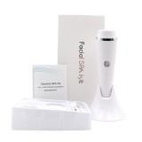 Dispozitiv electric profesional pentru curatare faciala, masaj si exfoliere cu functie impermeabila, Alb