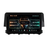 Cumpara ieftin Navigatie Honda Civic X Sedan (2015-2021), Android, X-Octacore 8GB RAM + 256GB ROM, 9.5 Inch - AD-BGX9008+AD-BGRKIT004