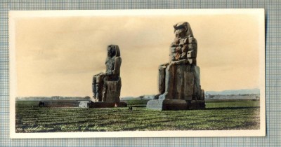 AD 592 C. P. VECHE - THEBES - COLOSSI OF MEMNON -EGYPT foto