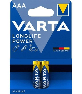 Set baterii alcaline R3 AAA 2buc/blister Longlife Power Varta foto