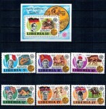 Liberia 1973 - Jocurile Olimpice, medaliați, sport, serie si colita neuzata