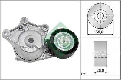 INA 534 0428 10 Intinzator curea, curea distributie foto