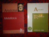Aristotel - Metafizica (an 2010 , traducere :St.Bezdechi ) + Retorica (an 2004, traducere: Maria Cristina Andries ) / pret pentru ambele carti