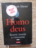 Homo Deus - Yuval Noah Harari, Editura Polirom, colectia Historia 2018, Coperti cartonate, 392 pagini
