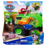 Vehicul cu figurina Rocky, Paw Patrol, Rescue Wheels Recycle Truck, 6069331
