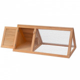 VidaXL Cușcă pentru iepuri și alte animale, lemn