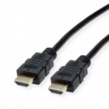 Cablu HDMI High Speed cu Ethernet 4K@30Hz TPE T-T 2m Negru, Roline 11.04.5932