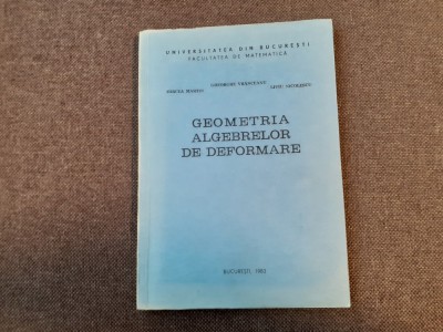 Gheorghe Vranceanu - Geometria algebrelor de deformare foto