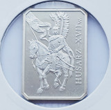 631 Polonia 10 zlote 2009 Polish Cavalry &ndash; Winged cavalryman km 671 UNC argint, Europa