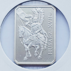 631 Polonia 10 zlote 2009 Polish Cavalry – Winged cavalryman km 671 UNC argint