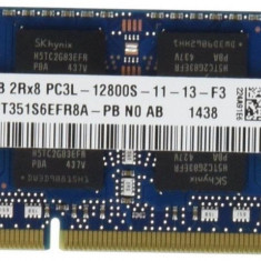 Memorii Laptop SKhynix 4GB 1600Mhz PC3L 1.35V HMT351S6EFR8A