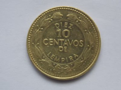 10 CENTAVOS 2007 HONDURAS foto