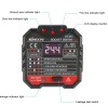 Tester priza EU profesional cu afisaj si indicator LED, tester RCD 30mA