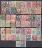 ROMANIA 1919/1922 LP 72 REGELE FERDINAND-UZUALE SERIA 36 DE VALORI+VARIETATE STAMPILAT
