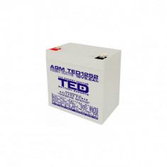 Acumulator AGM VRLA 12V 5,2A High Rate 90mm x 70mm x h 98mm F2 TED Battery Expert Holland TED003287 (10)