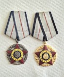 Pereche de insemne militare Meritul Militar, clasele I si II