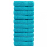 Cumpara ieftin Prosoape de dus premium SOLUND 10 buc. turcoaz 70x140cm 600 gsm