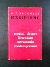 A. E. BACONSKY - MERIDIANE foto