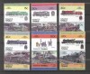 Tuvalu Funafuti 1984 Trains Railways 6 pairs Mi.1-12 MNH B.002, Nestampilat