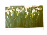 Rara! Carte postala circulata 1904:Patriarhul Ecumenic al Constantinopolului de origine aromana,Ioachim al III-lea impreuna cu Sinodul sau