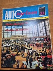 revista autoturism noiembrie 1972