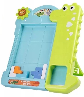 Joc Tetris MalPlay in forma de dinozaur, Verde foto