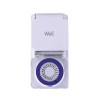 Priza programabila mecanica Well TIMER-MEC-03-WL, 16A, exterior
