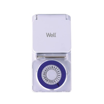 Priza programabila mecanica Well TIMER-MEC-03-WL, 16A, exterior foto