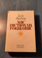 Mic Dictionar folcloristic Tache Papahagi