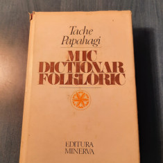 Mic Dictionar folcloristic Tache Papahagi