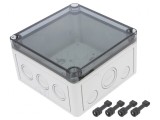 Carcasă Universală PC Policarbonat 130x130x75mm