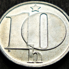 Moneda 10 HALERU - RS CEHOSLOVACIA, anul 1977 *cod 2608