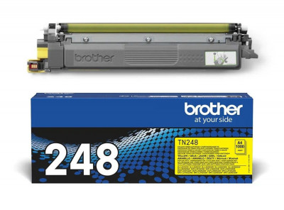 Cartus original Brother TN248Y TN-248Y Yellow 1K foto