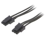 Cablu Micro-Fit 3.0 mamă-mamă 0,2m 4A PVC
