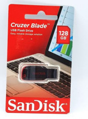 Stick memorie 128Gb Flash Drive SanDisk Cruzer USB 2.0, SDCZ50-128G-B35- NOU foto