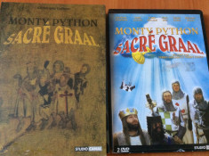 MONTY PYTHON -&amp;quot;Sacre Graal &amp;quot; 1974 CARTE + DUBLU DVD ORIGINAL - Editie Limitata foto