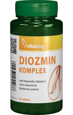 Diosmina cu Extract de Castan Salbatic 60cpr Vitaking foto