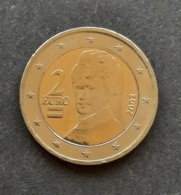 2 Euro &amp;quot;Bertha von Suttner&amp;quot; 2002, Austria - A 3517 foto