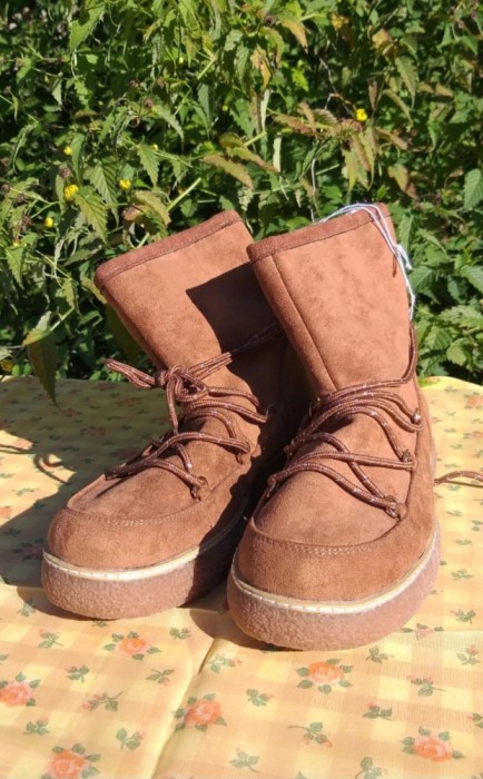 Ghete cizme tip ugg maro