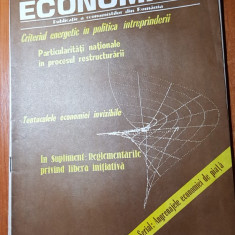 revista tribuna economica 16 martie 1990 + supliment curier economic legislativ