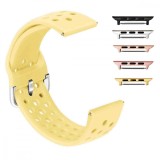 Curea din silicon, compatibila Apple Watch 10, 46mm, Galben