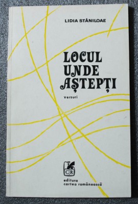 Lidia Stăniloae - Locul unde aștepți (versuri) foto